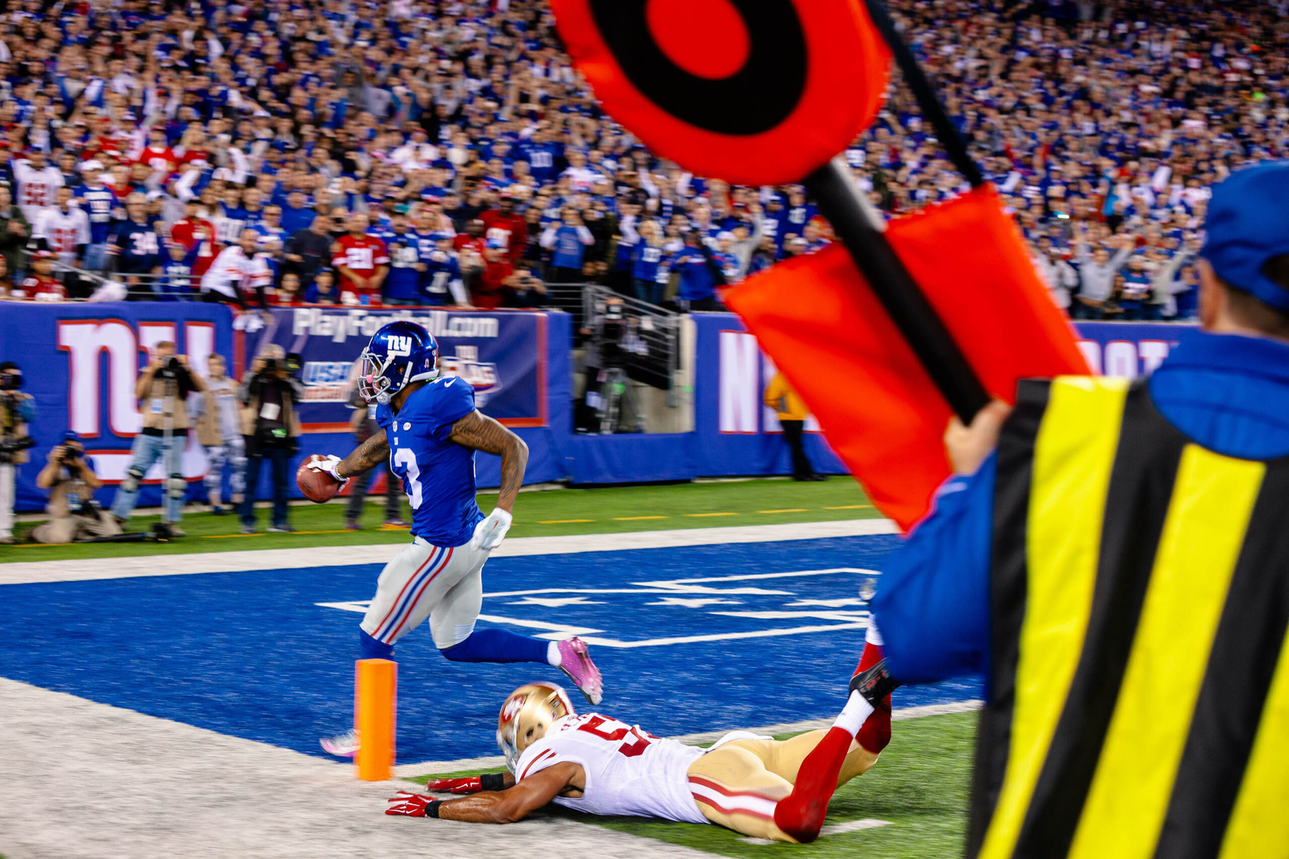 touchdown NY giants vs 49ers